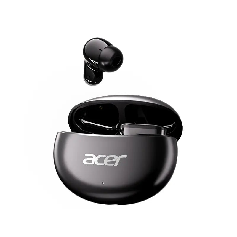 Acer Wireless Earbuds with Intelligent Noise Reduction, ACS Panoramic Sound, Light Comfortable Silicone Earplugs, Super Long Standby In-Ear Headphones