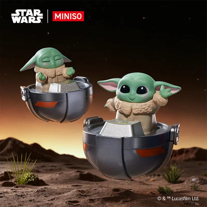 MINISO Star Wars Series Grogu Keycap Blind Box – Cute Collectible Keycap, Perfect Gift for Star Wars Fans, Adorable Desk Accessory for Mechanical Keyboards! Summerwins