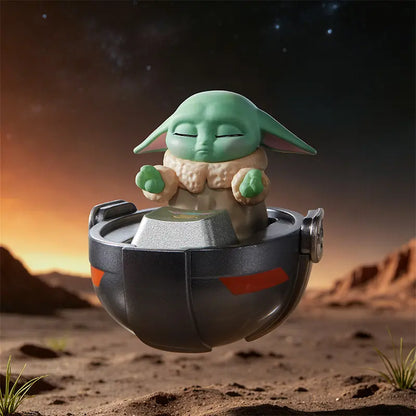 MINISO Star Wars Series Grogu Keycap Blind Box – Cute Collectible Keycap, Perfect Gift for Star Wars Fans, Adorable Desk Accessory for Mechanical Keyboards! Summerwins