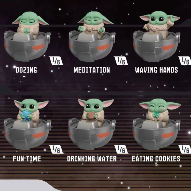 MINISO Star Wars Series Grogu Keycap Blind Box – Cute Collectible Keycap, Perfect Gift for Star Wars Fans, Adorable Desk Accessory for Mechanical Keyboards! Summerwins