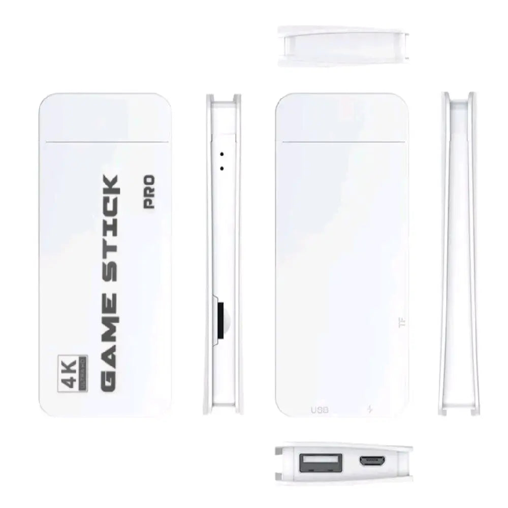Mini Retro Console 64GB Wireless Video Game Console with Built-In Game Stick, 2.4G Wireless Control, USB Charging Cable & Portable. Remote Control