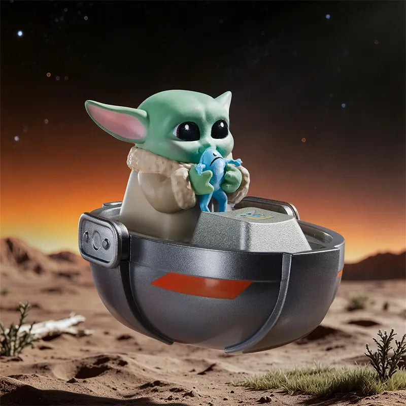 MINISO Star Wars Series Grogu Keycap Blind Box – Cute Collectible Keycap, Perfect Gift for Star Wars Fans, Adorable Desk Accessory for Mechanical Keyboards! Summerwins