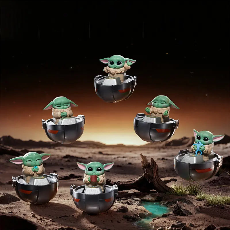 MINISO Star Wars Series Grogu Keycap Blind Box – Cute Collectible Keycap, Perfect Gift for Star Wars Fans, Adorable Desk Accessory for Mechanical Keyboards! Summerwins